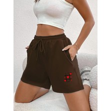 DAXİS Sportwear Company Baskılı Kadın Kısa Şort