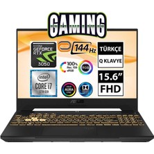 Asus Tuf Gaming F15 FX507ZC4-HN009A3 I7-12700H 32GB 512SSD RTX3050 15.6" Fullhd Freedos Taşınabilir Bilgisayar