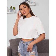DAXİS Sportwear Company Crop Siyah Tshirt - Daxis Sportwear Company