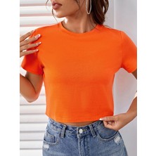 DAXİS Sportwear Company Crop Siyah Tshirt - Daxis Sportwear Company
