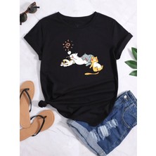 DAXİS Sportwear Company Oversize Baskılı Tshirt Daxis Sportwear Company