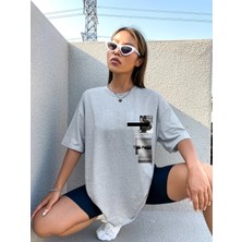 DAXİS Sportwear Company Baskılı Oversize Tshirt Daxis Sportwear Company