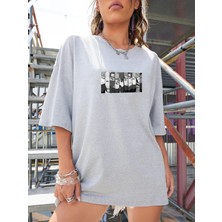 DAXİS Sportwear Company Baskılı Oversize Tshirt Daxis Sportwear Company