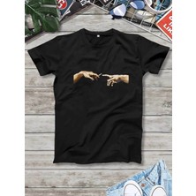 DAXİS Sportwear Company Erkek Eller Baskılı Oversize Tshirt  Daxis Sportwear Company