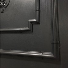 Decogold Boyanabilir Duvar Çıtası M Köşe Motif 4 Adet 2,5 cm GBM - B108 - 4