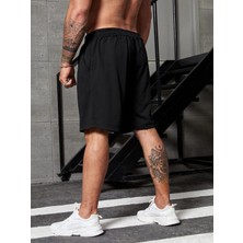 DAXİS Sportwear Company Erkek Siyah Şort-Daxis Sportwear Company