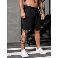 DAXİS Sportwear Company Erkek Siyah Şort-Daxis Sportwear Company
