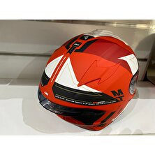 Mt Helmets Kask mt Targo Pro Biger C5 Mat Inci Kırmızı/beyaz/bordo