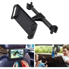 Oto Aksesuarcım Araba Koltuk Kafalık Arkası Ayarlanabilir Tablet Telefon Tutucu ONT74