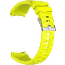 Kny Huawei Watch Ultimate (22MM) Için Çizgili Silikon Kayış-Kordon