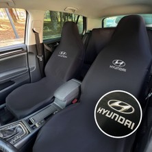 Teksin Hyundai Tucson Oto Koltuk Servis Kılıfı Siyah Likralı Esnek Tüm Araç Modellerine Uygun Universal