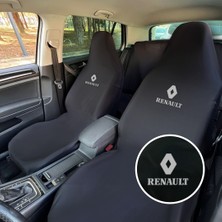 Teksin Renault Clio 4 Oto Koltuk Servis Kılıfı Siyah Likralı Esnek Tüm Araç Modellerine Uygun Universal