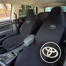 Teksin Toyota Corolla 10 Oto Koltuk Servis Kılıfı Siyah Likralı Esnek Tüm Araç Modellerine Uygun Universal