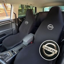 Teksin Nissan Qashqai Oto Koltuk Servis Kılıfı Siyah Likralı Esnek Tüm Araç Modellerine Uygun Universal