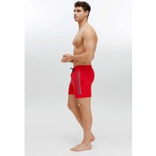 U.S. Polo Assn. 22000 Erkek Orta Boy Deniz Şortu-Kırmızı