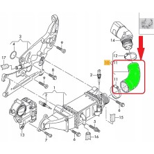 YD Audı A1 Polo Vıı Fabıa Iıı 1.4 Tdı Turbo Hortumu 04B145762B 04B145822B