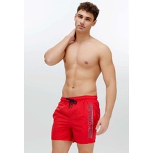 U.S. Polo Assn. 22000 Erkek Orta Boy Deniz Şortu-Kırmızı