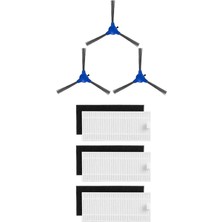 Srfn Ticaret Anker Uyumlu Eufy Robovac 11S 30 30C 15C 15T 12 25C 35C Robot Süpürge 6'lı Yedek Parça Seti