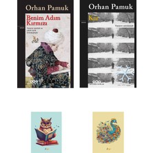 Orhan Pamuk Kitapları - Benim Adım Kırmızı Romanı - Kar + Not Defterli seti