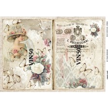 Lineart Pirinç Dekopaj Kağıdı VIN50