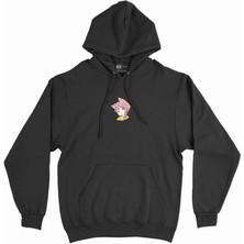 Cix Anime Cute Girl Minimal Kapşonlu Sweatshirt Hoodie