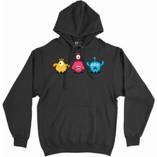 Cix Uzaylı Anime Tasarımlı Kapşonlu Sweatshirt Hoodie