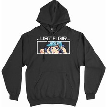 Cix Anime Kız Çizimli Kapşonlu Sweatshirt Hoodie
