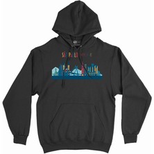 Cix Sao Paulo Brasil Renkli Kapşonlu Sweatshirt Hoodie