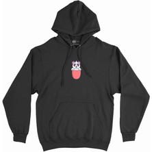 Cix Pandalı Minimal Kapşonlu Sweatshirt Hoodie