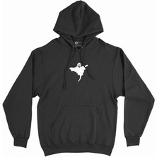 Cix Sevimli Hayalet Minimal Kapşonlu Sweatshirt Hoodie