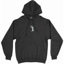 Cix Basketbol Oyuncu Astronot Minimal Kapşonlu Sweatshirt Hoodie