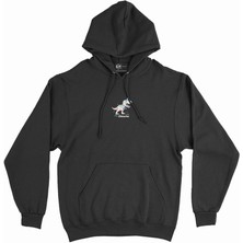 Cix Unicorn Dinozor Minimal Kapşonlu Sweatshirt Hoodie