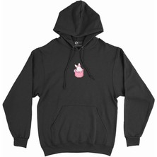 Cix Cute Tavşan Minimal Kapşonlu Sweatshirt Hoodie