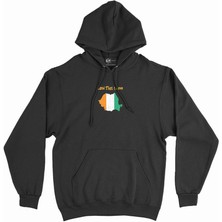 Cix Land That I Love Fildişi Minimal Kapşonlu Sweatshirt Hoodie