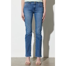 Wrangler Bootcut Fit Normal Bel Bol Paça Esnek Jean Kot Pantolon