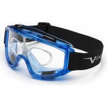Univet 619.02.01.00 Şeffaf Goggle Koruyucu Iş Güvenliği Gözlüğü