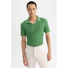 DeFacto Modern Fit Polo Yaka Kısa Kollu Pamuklu Tişört Z1179AZ23SP