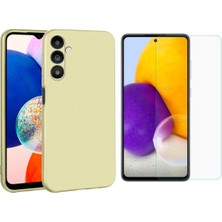 Wowacs Samsung Galaxy A54 5g ile Uyumlu Kılıf Soft Yumuşak Telefon Kılıfı ve Temperli Cam Ekran Koruyucu