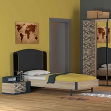 Meltem Active Genç Odası Tek Kişilik Karyola 100x200 cm
