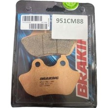 Braking Harley D.   (Fxstb/ı) 1584 Arka Fren Balatası  Sinterli 2007 Brakıng 951CM88