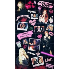 Anime And Your World Blackpink Defter Yeni Model 1 Adet Özel Tasarım A4 Boyutu 21*29 cm Telli Çizgili Büyük Boy Defter