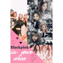 Anime And Your World Blackpink Defter Yeni Model 1 Adet Özel Tasarım A4 Boyutu 21*29 cm Telli Kareli Büyük Boy Defter