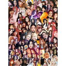 Anime And Your World Blackpink Defter Yeni Model 1 Adet Özel Tasarım A4 Boyutu 21*29 cm Telli Çizgili Büyük Boy Defter