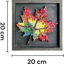 Mozaik Hobi Yaprak Smalti Mozaik Kit - Mevsimler Serisi (Sonbahar)