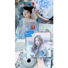 Anime And Your World Blackpink  Defter 1 Adet Özel Tasarım A4 Boyutu 21*29 cm  Telli Çizgisiz Büyük Boy defter