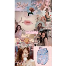 Anime And Your World Blackpink  Defter 1 Adet Özel Tasarım A4 Boyutu 21*29 cm  Telli Çizgisiz Büyük Boy defter