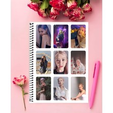 Anime And Your World Blackpink Defter 1 Adet Özel Tasarım A4 Boyutu 21*29 cm  Telli Kareli defter