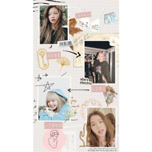 Anime And Your World Blackpink Defter 1 Adet Özel Tasarım A4 Boyutu 21*29 cm Telli Kareli Büyük Boy Defter