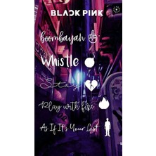 Blackpink Defter Yeni Model 1 Adet Özel Tasarım A4 Boyutu 21*29 cm Telli Çizgili Büyük Boy Defter