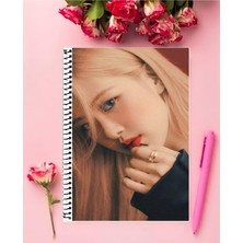 Anime And Your World Blackpink Defter 1 Adet Özel Tasarım A4 Boyutu 21*29 cm  Telli Çizgisiz Büyük Boy defter